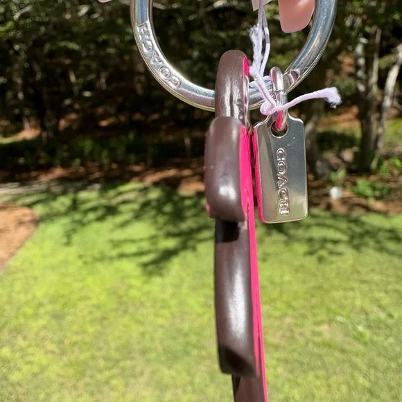 Coach Dragon Fruit Pink Keychain - Picture 5 of 6